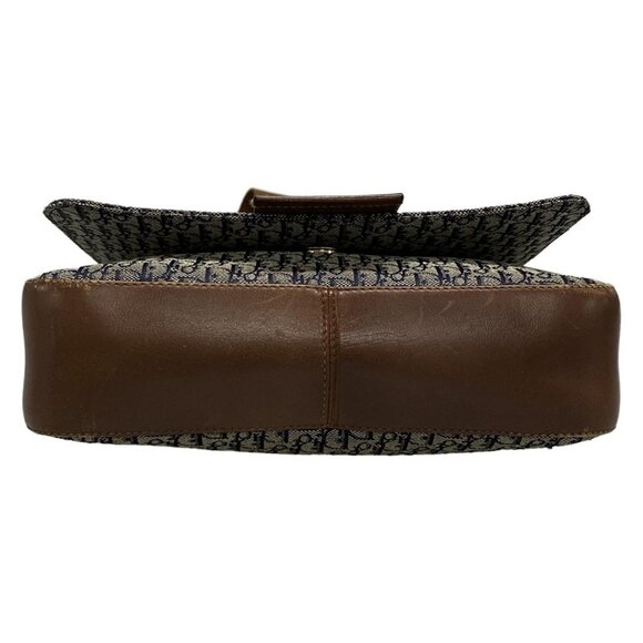 Auth DIOR/ChristianDior Street Chic, Trotter - Navy Cream Dark Brown Jacquard - Picture 5 of 16